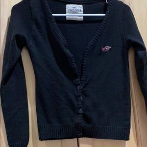 Small black cardigan